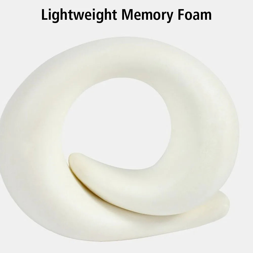 Travel Neck Pillow Portable U-Shaped Pillow Memory Foam Snail Pillow Travel Neck Support Soft Noon Break Sleep Pillows